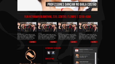 Website Casarão da Dança